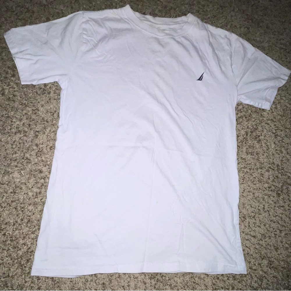 Nautica White Short Sleeve Tee, XL (18-20)